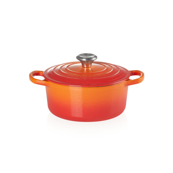 Le Creuset 24cm Cast Iron Round Casserole, Volcano