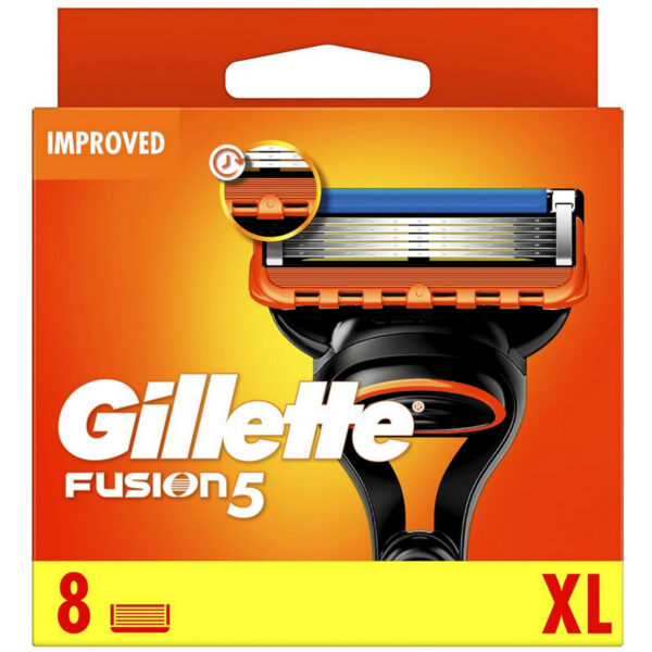 Gillette Fusion5 Razor Refills For Men, 8 Pack