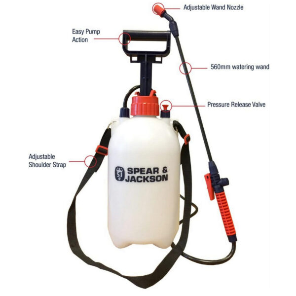 Spear & jackson 5 litre pump action pressure sprayer - image 3