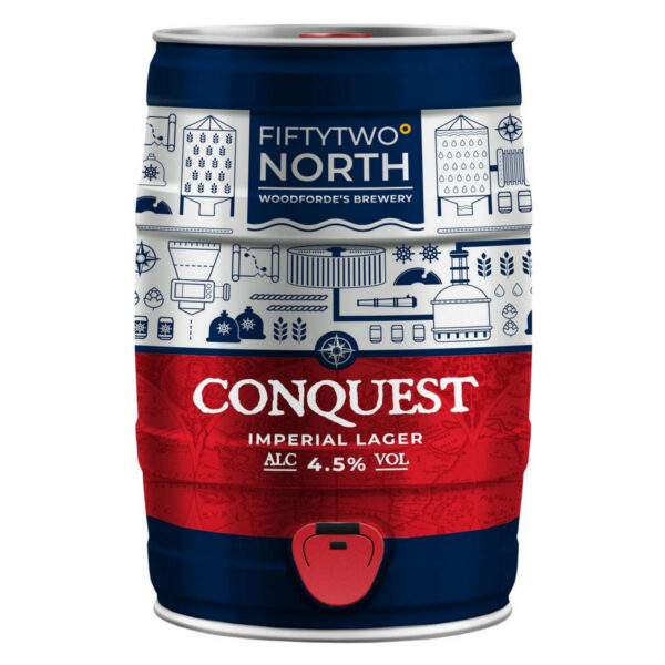Fifty Two Degrees North Conquest 5 Litre Mini Keg