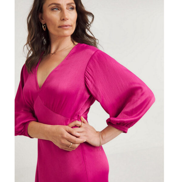 Joanna hope heavy satin midi dress - image 4