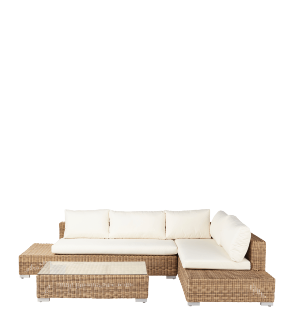 Balladou corner sofa set and coffee table - driftwood - image 3
