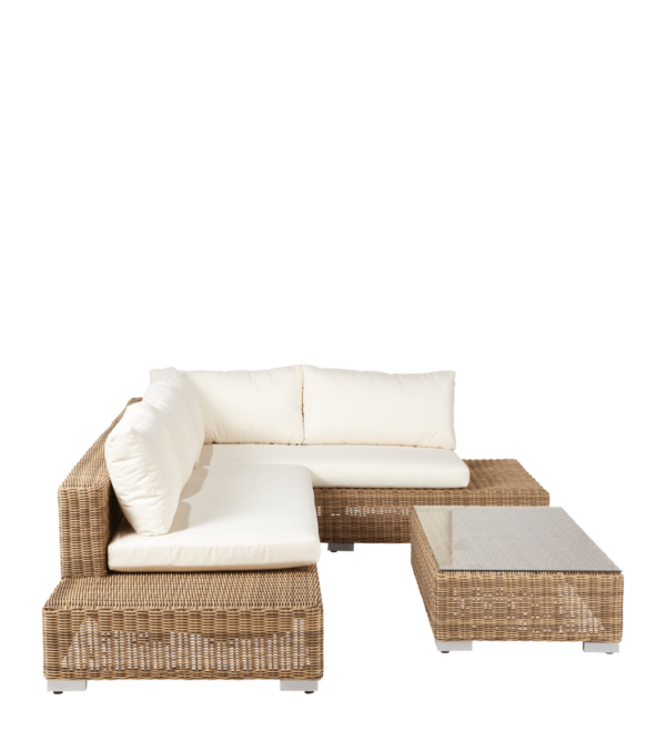 Balladou corner sofa set and coffee table - driftwood - image 2