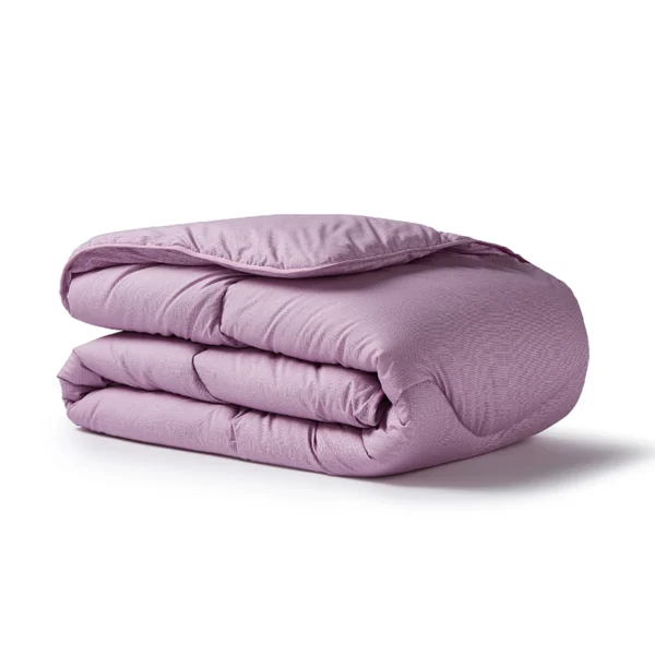 Night Lark® Linen Print Coverless Duvet - Lilac Bloom