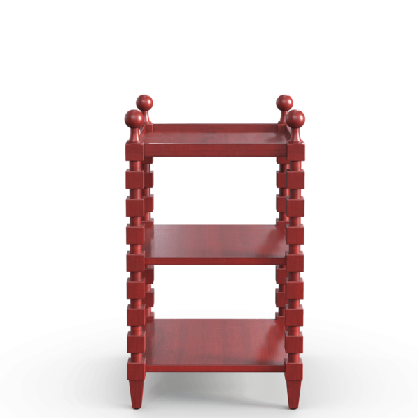 Huxley Side Table - Brushed Red