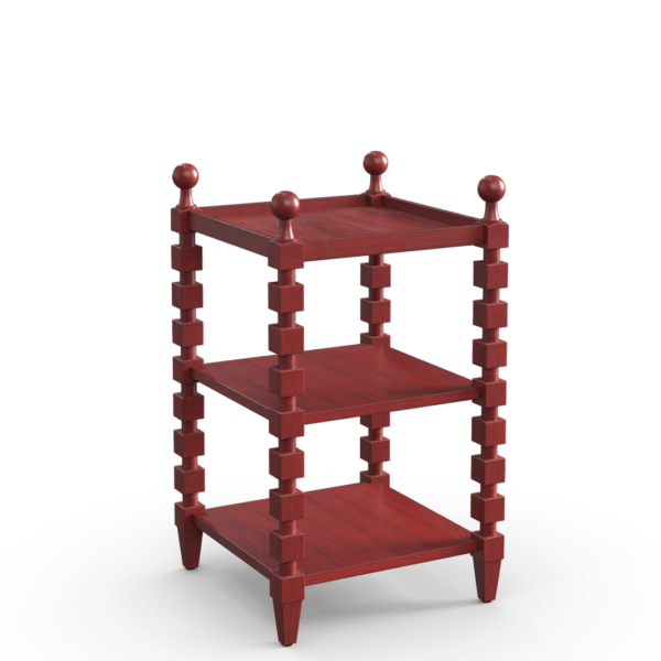 Huxley Side Table - Brushed Red