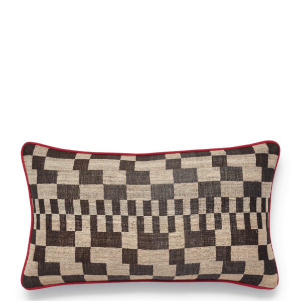 Tableau Cushion Cover - Graphite