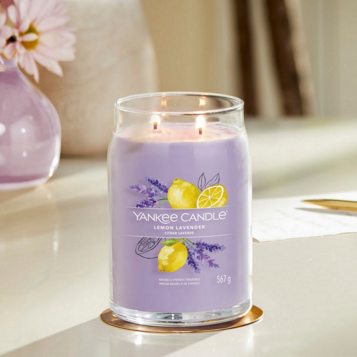 Yankee candle signature large jar lemon lavender Yankee candle signature large jar lemon lavender