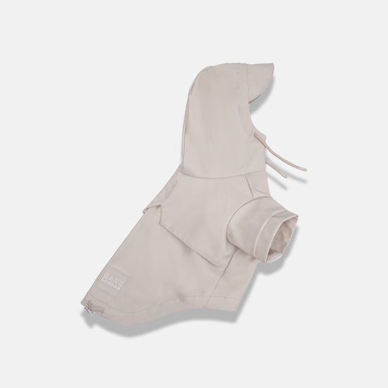 Stone Grey Dog Raincoat