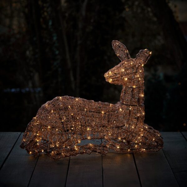 Amber Acryllic Light Up Deer