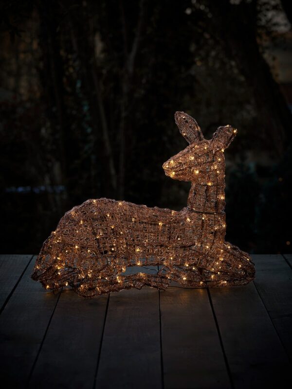 Amber acryllic light up deer