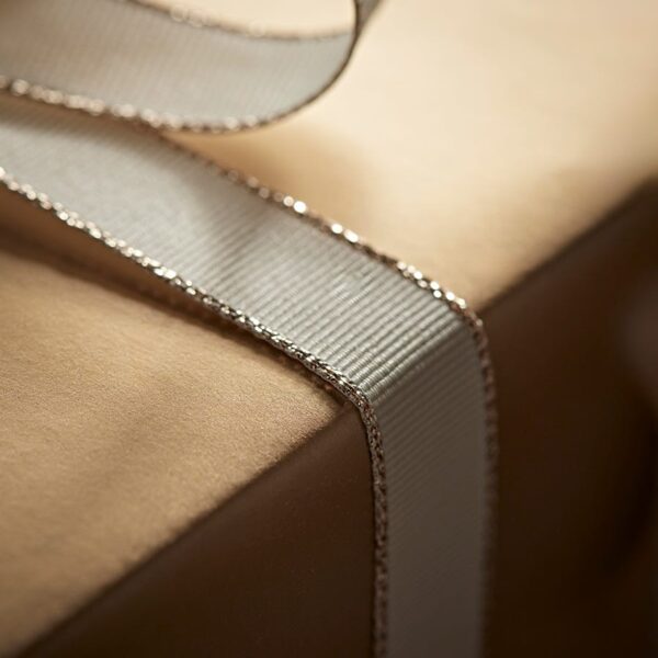 Golden Edged Grosgrain Ribbon