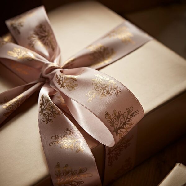 Golden Mistletoe Ribbon