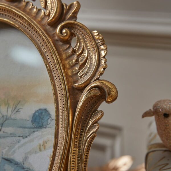Golden Ornate Photo Frame