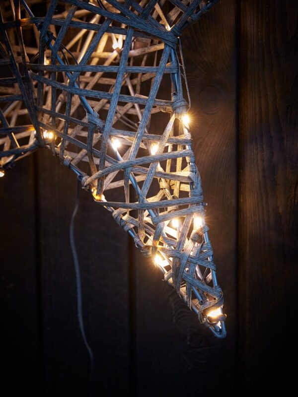 Indoor outdoor dual colour light up star