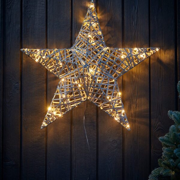 Indoor Outdoor Dual Colour Light Up Star