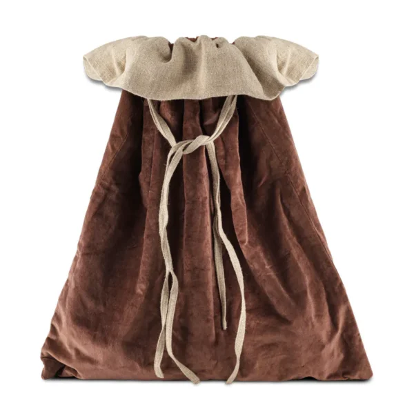 Karru Cotton Velvet Sack - Rich Mocha