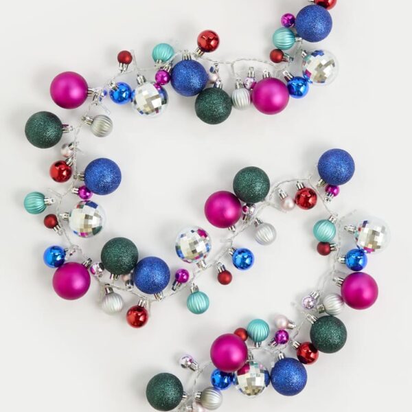 Light Up Bauble Garland