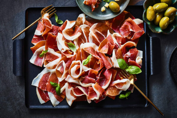 Collection 18-month matured, hand-sliced prosciutto di parma