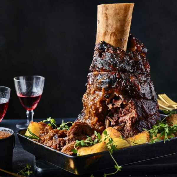 Slow Cooked Shin of Beef With Bordelaise Sauce (Serves 8)