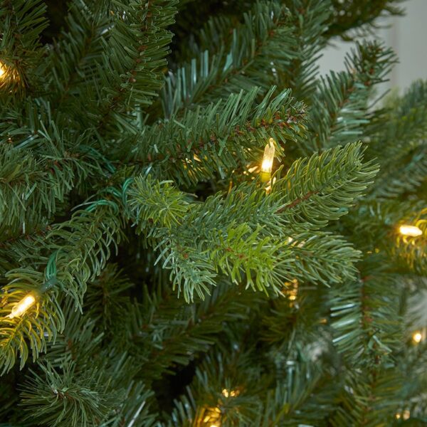 Opulent Pine Pre-Lit Christmas Tree - 7ft