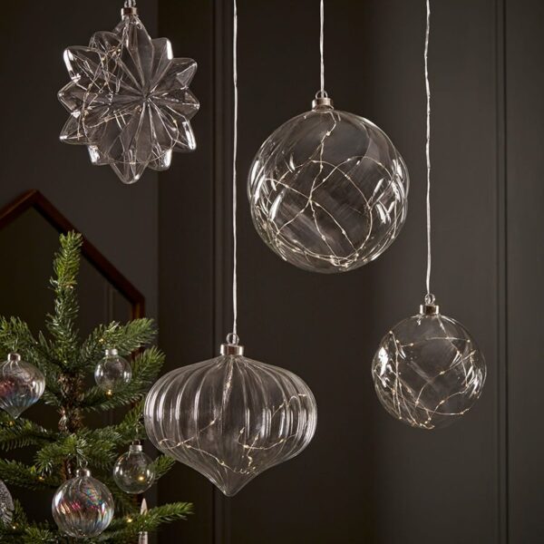 Oversized Light Up Glass Snowflake