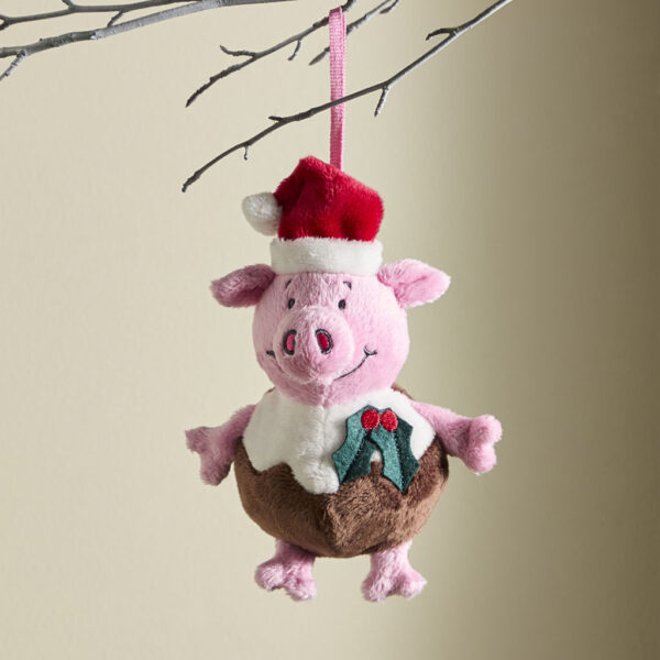Percy Pig™ Christmas Pudding Decoration