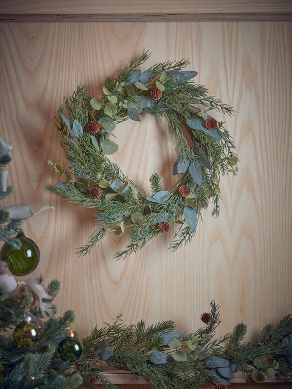 Scandi pine wreath