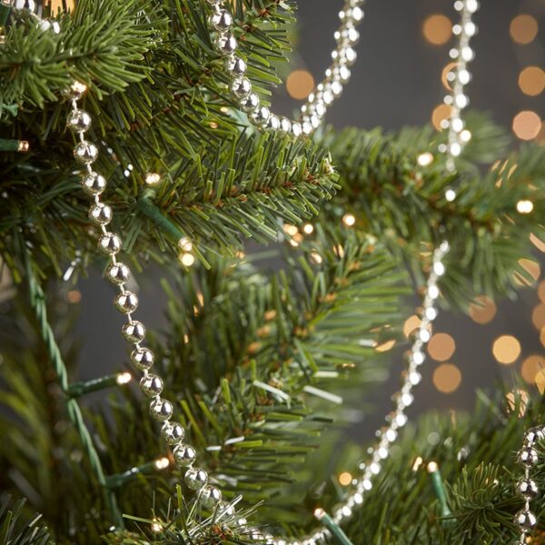 Silver Beaded Garland - Small