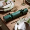 Six Luxury Handmade Forest Green Crackers