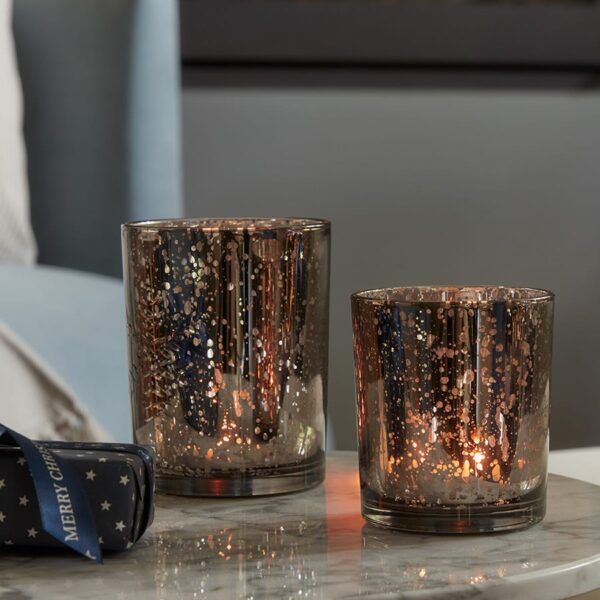 Snowflake Silhouette Tealight Holder - Large