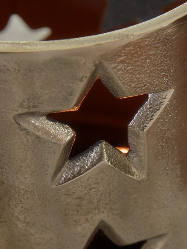 Star silhouette tealight holder - small