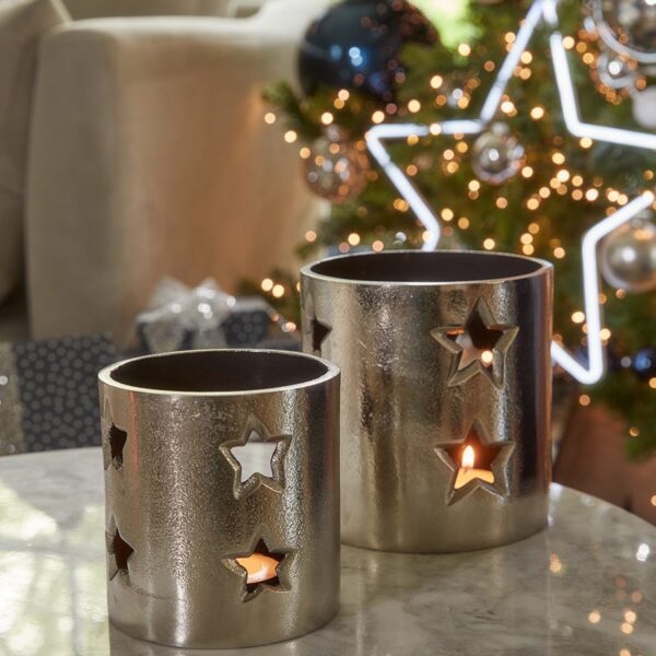 Star Silhouette Tealight Holder - Small