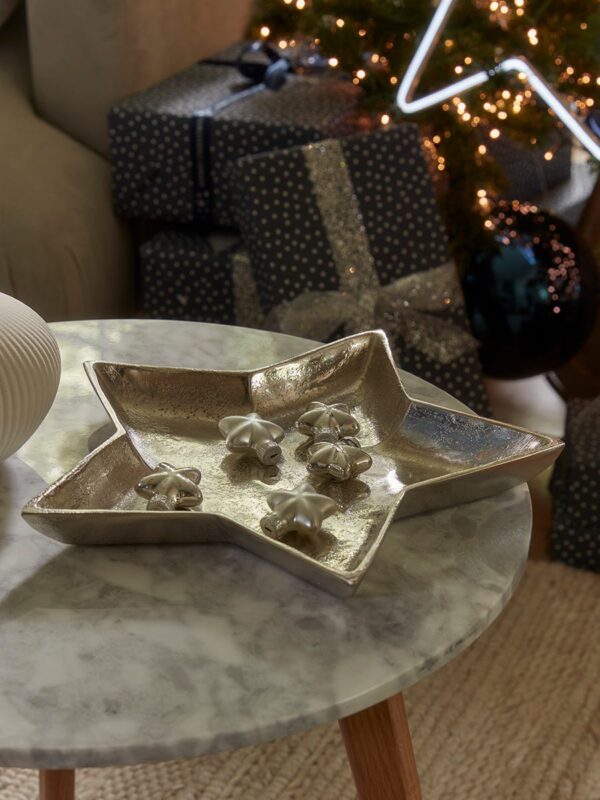 Star tray - silver