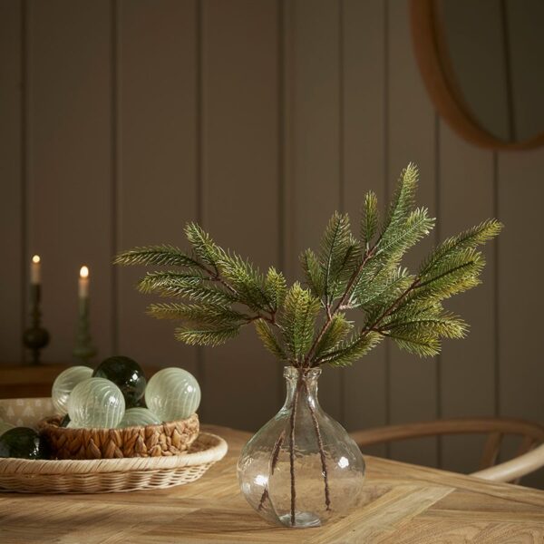 Three Faux Pine Stems