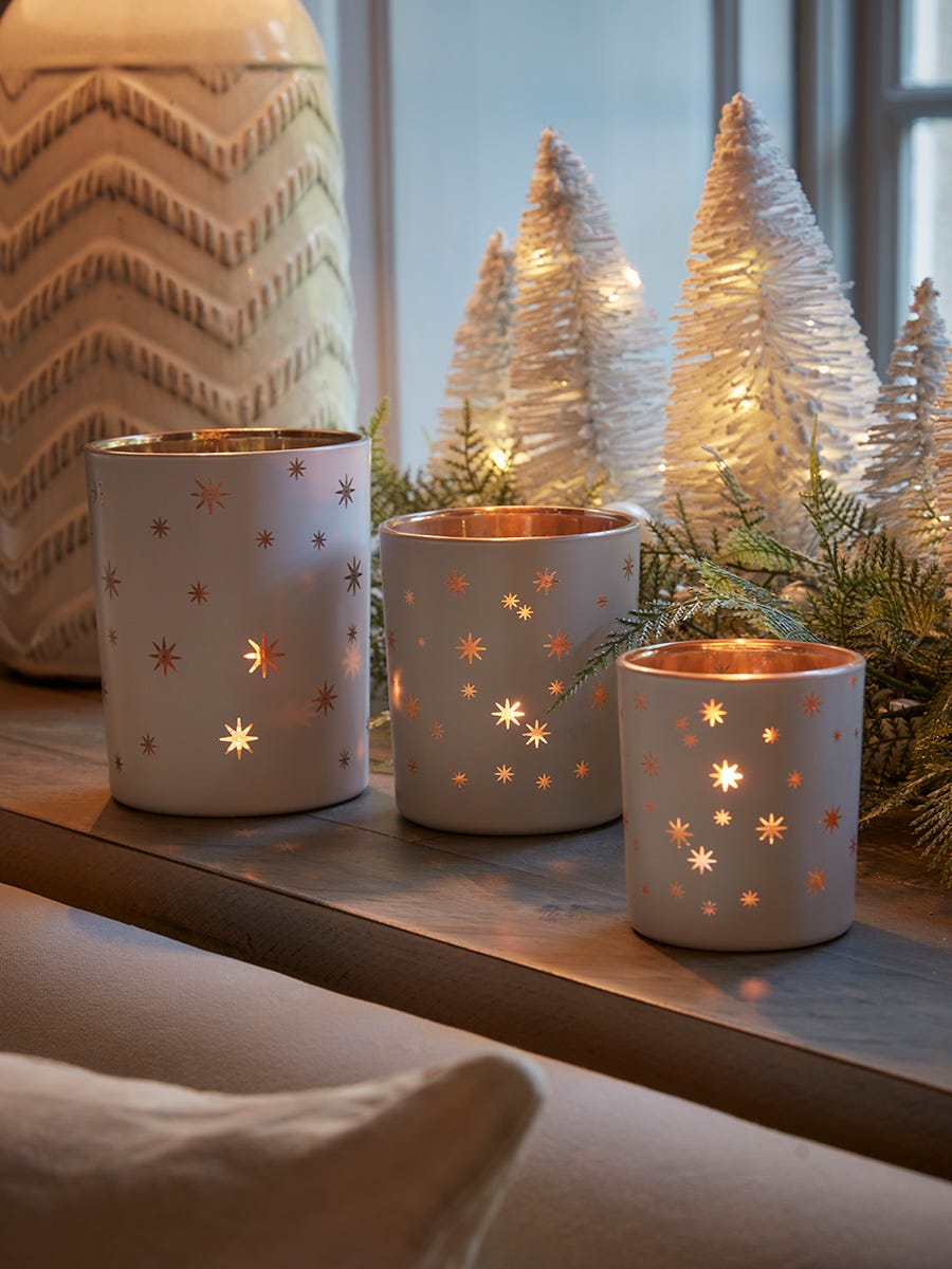 Three mini stars tealight holders Three mini stars tealight holders