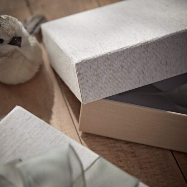 Three Textured Gift Boxes