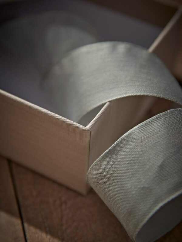 Three textured gift boxes