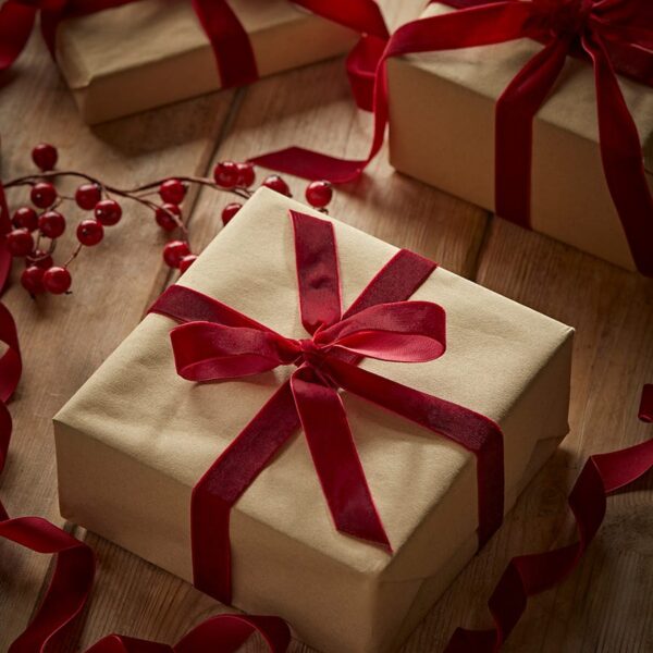 Velvet Ribbon - Berry Red