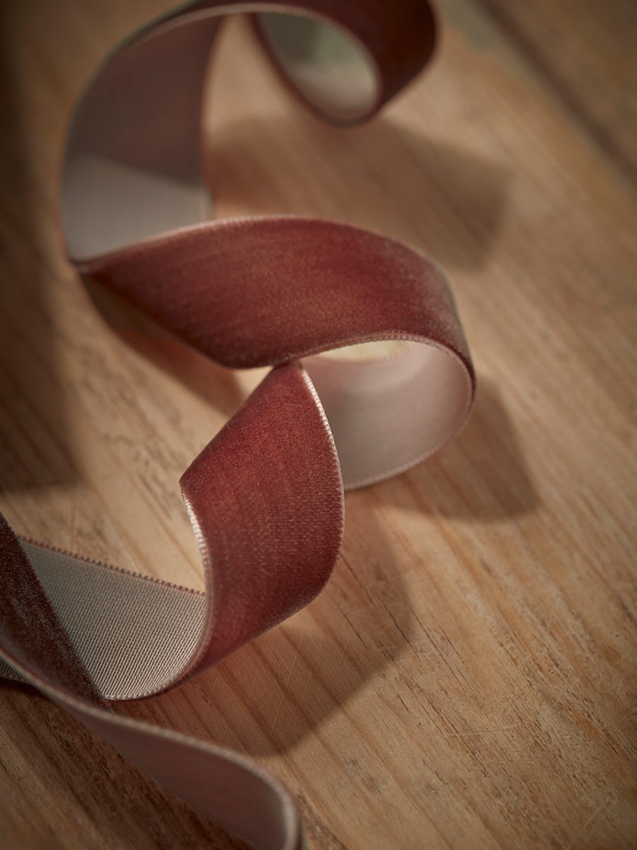 Velvet ribbon - dusky mauve Velvet ribbon - dusky mauve