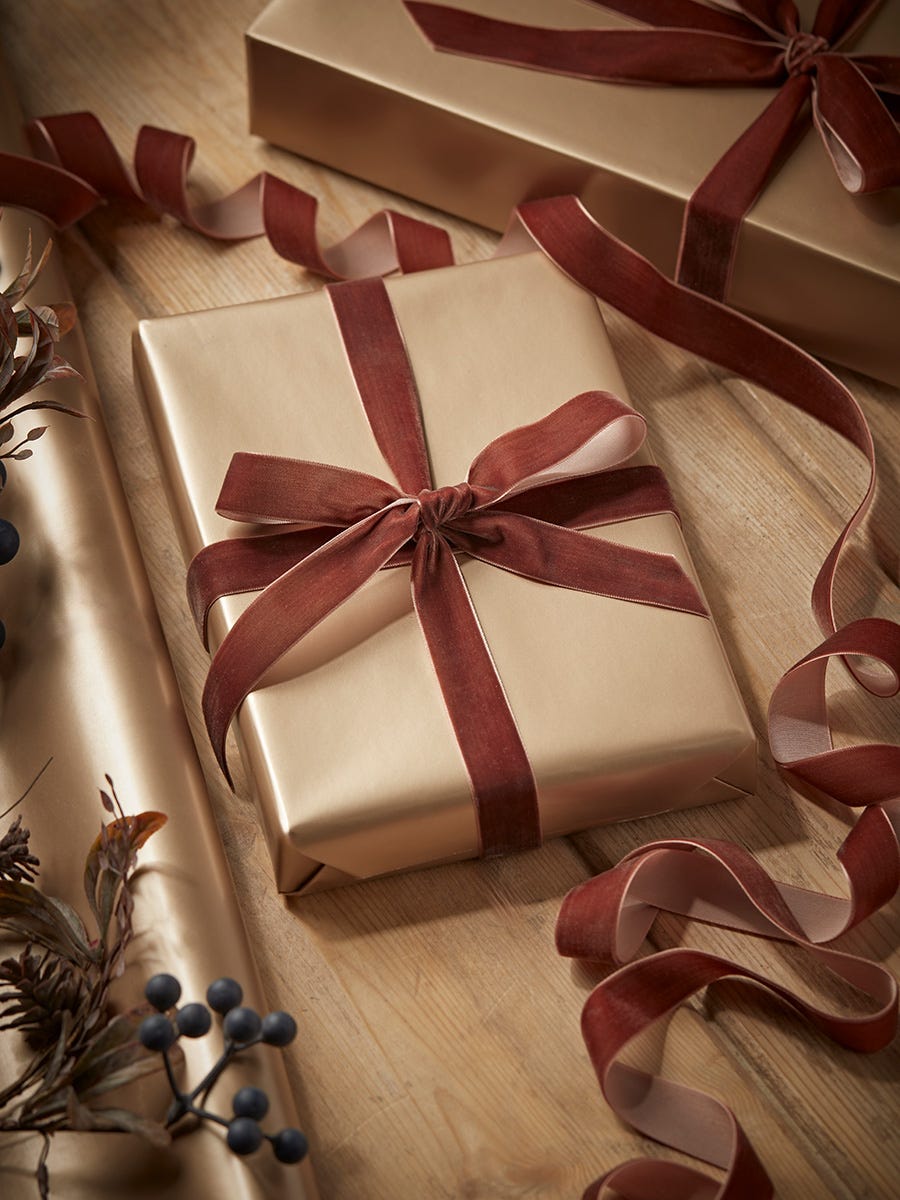 Velvet ribbon - dusky mauve Velvet ribbon - dusky mauve