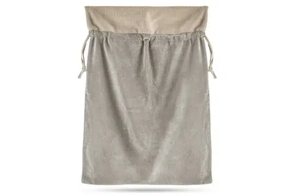 Karru cotton velvet sack - light grey