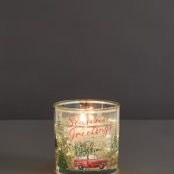 Driving Home For Christmas Light Up Candle