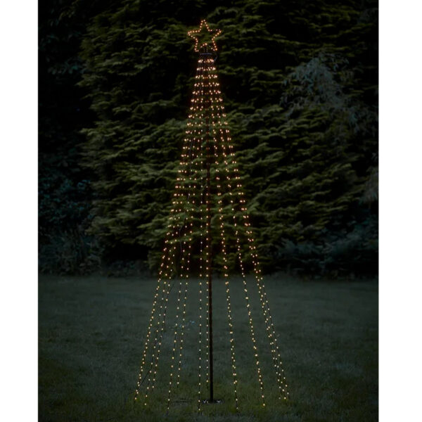 Light Up Cone Tree Tower 2.4m