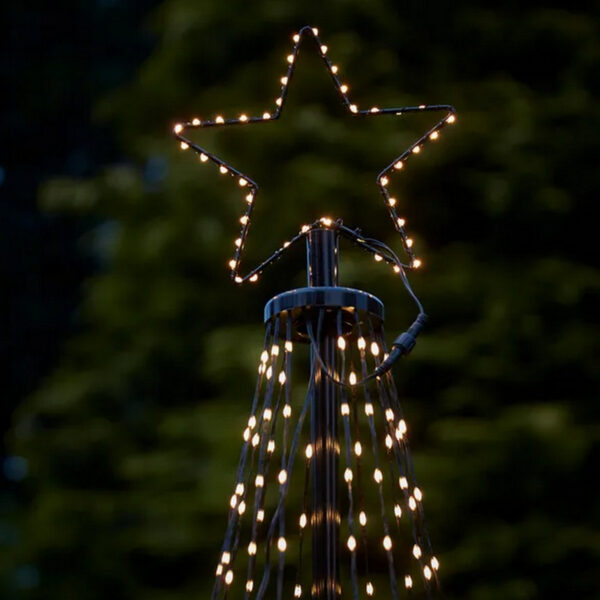Alternative view of Light Up Cone Tree Tower 2.4m