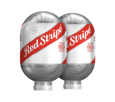 Red stripe blade keg bundle