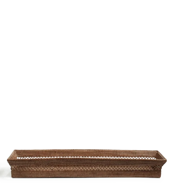 Rodin hand woven rattan long tray - image 4
