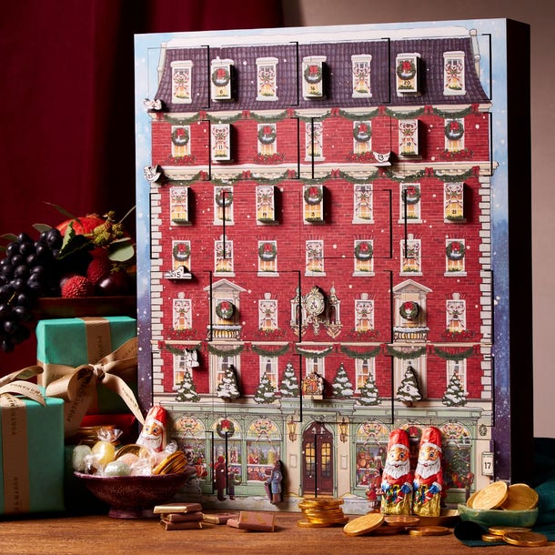 Fortnum's filled wooden house advent calendar - image 2