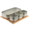 Belleek Living Tivoli Serving Set Bamboo Board
