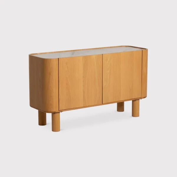 Bram  Two Door Wooden Sideboard